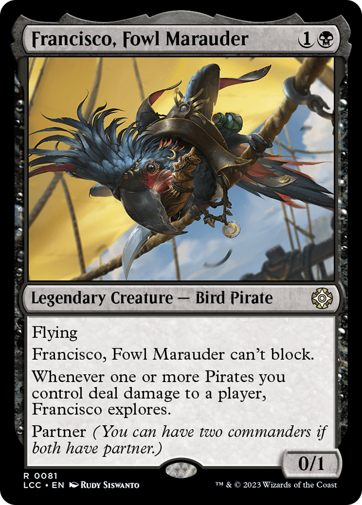 Francisco, Fowl Marauder [The Lost Caverns of Ixalan Commander] | GrognardGamesBatavia