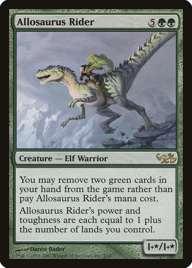 Allosaurus Rider [Duel Decks: Elves vs. Goblins] | GrognardGamesBatavia