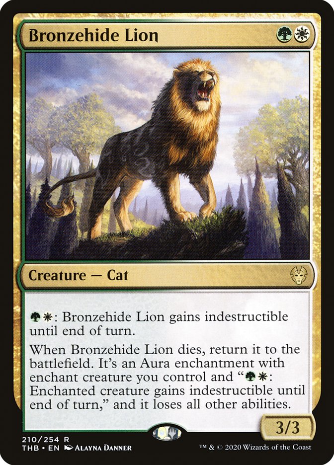 Bronzehide Lion [Theros Beyond Death] | GrognardGamesBatavia