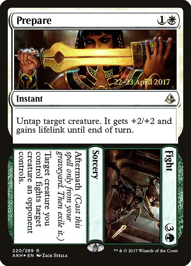 Prepare // Fight [Amonkhet Prerelease Promos] | GrognardGamesBatavia