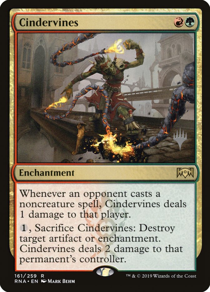 Cindervines (Promo Pack) [Ravnica Allegiance Promos] | GrognardGamesBatavia