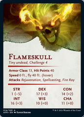 Flameskull Art Card [Dungeons & Dragons: Adventures in the Forgotten Realms Art Series] | GrognardGamesBatavia