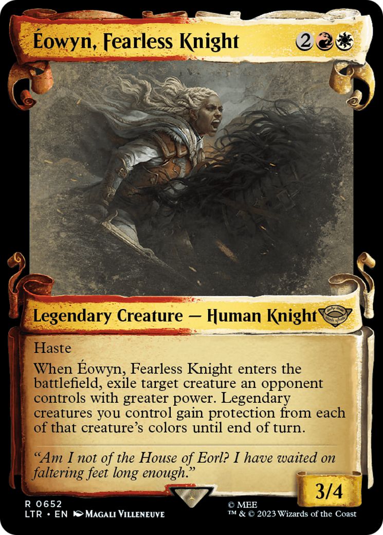 Eowyn, Fearless Knight [The Lord of the Rings: Tales of Middle-Earth Showcase Scrolls] | GrognardGamesBatavia