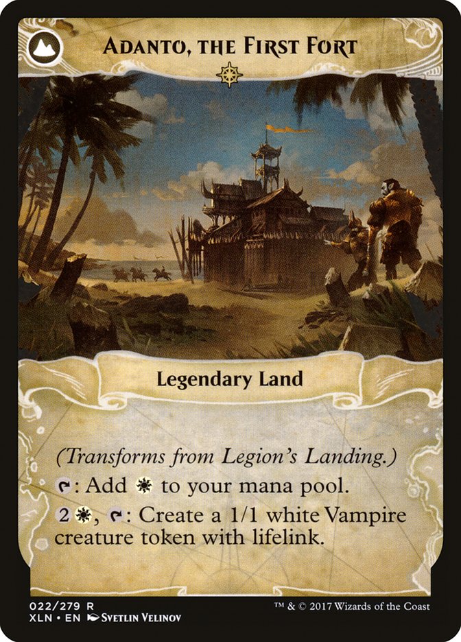 Legion's Landing // Adanto, the First Fort [Ixalan] | GrognardGamesBatavia