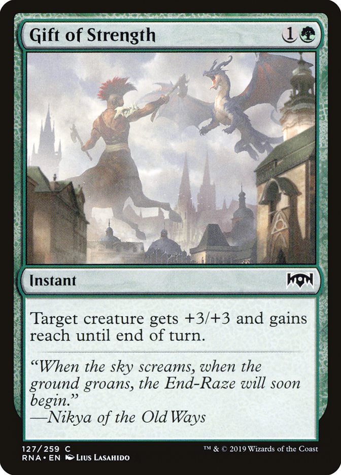 Gift of Strength [Ravnica Allegiance] | GrognardGamesBatavia