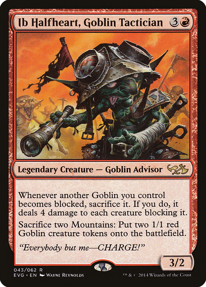 Ib Halfheart, Goblin Tactician (Elves vs. Goblins) [Duel Decks Anthology] | GrognardGamesBatavia