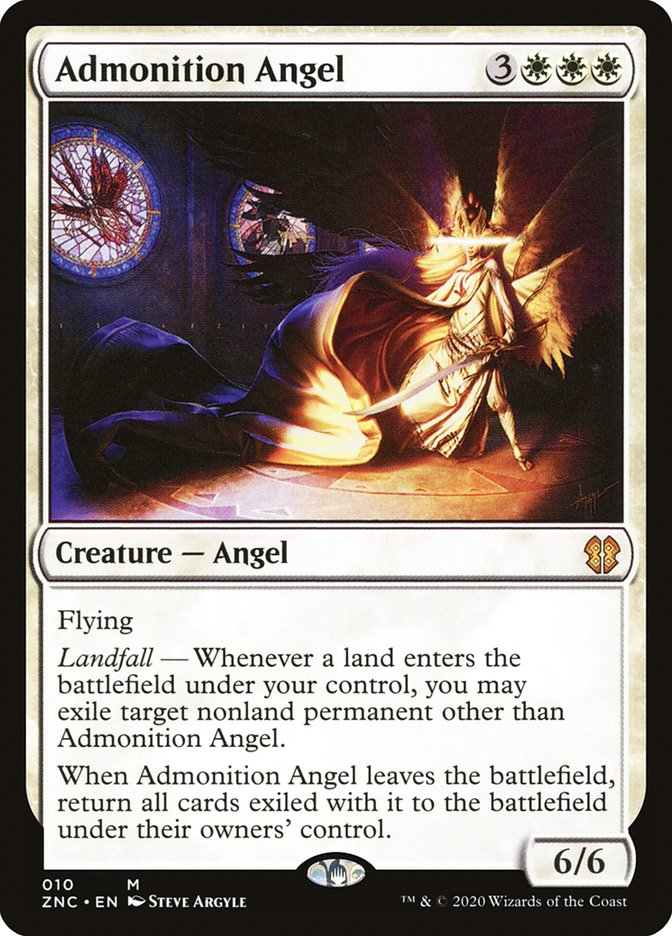 Admonition Angel [Zendikar Rising Commander] | GrognardGamesBatavia