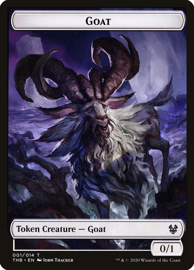 Goat Token [Theros Beyond Death Tokens] | GrognardGamesBatavia