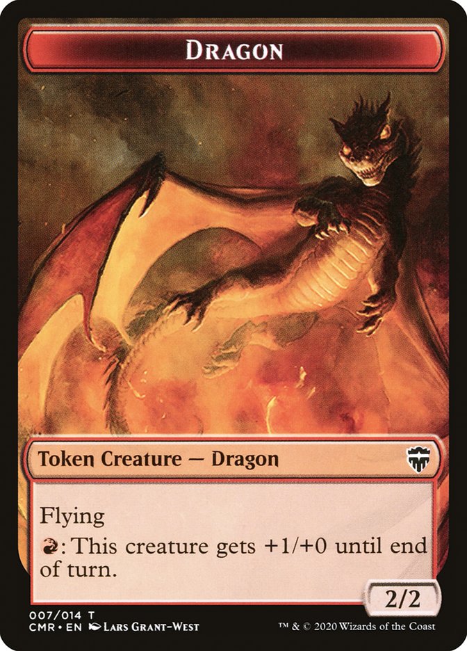 Dragon Token [Commander Legends Tokens] | GrognardGamesBatavia