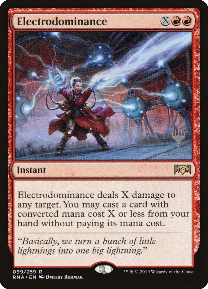 Electrodominance (Promo Pack) [Ravnica Allegiance Promos] | GrognardGamesBatavia