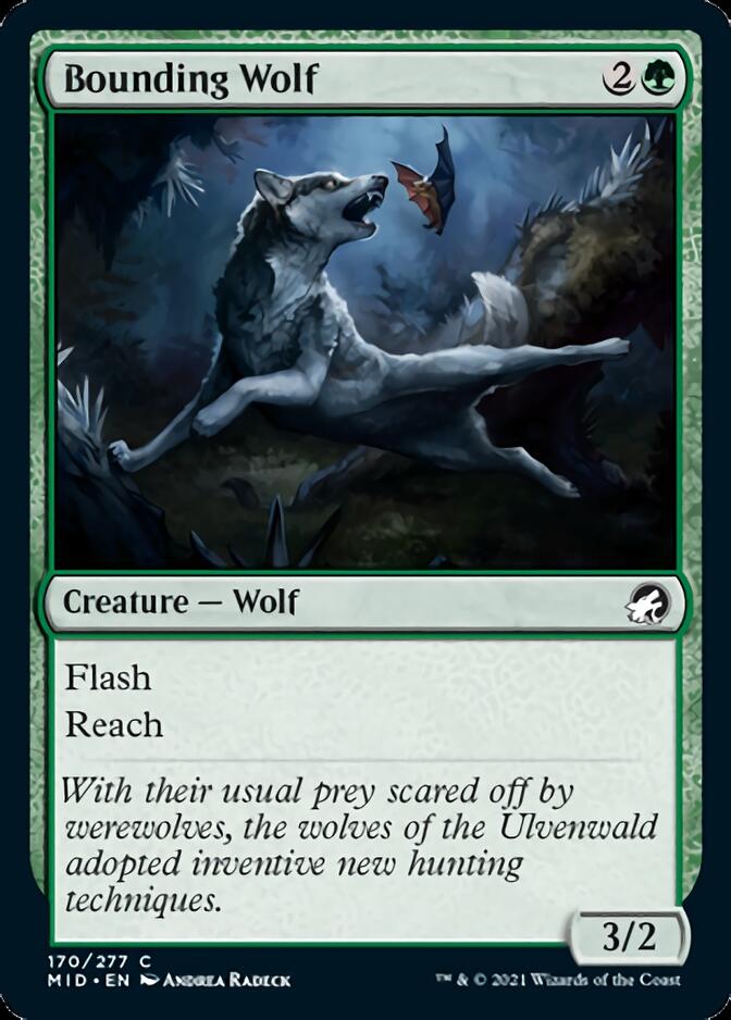 Bounding Wolf [Innistrad: Midnight Hunt] | GrognardGamesBatavia