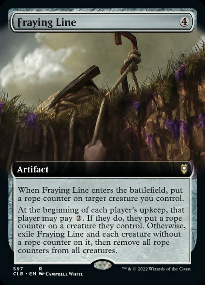 Fraying Line (Extended Art) [Commander Legends: Battle for Baldur's Gate] | GrognardGamesBatavia