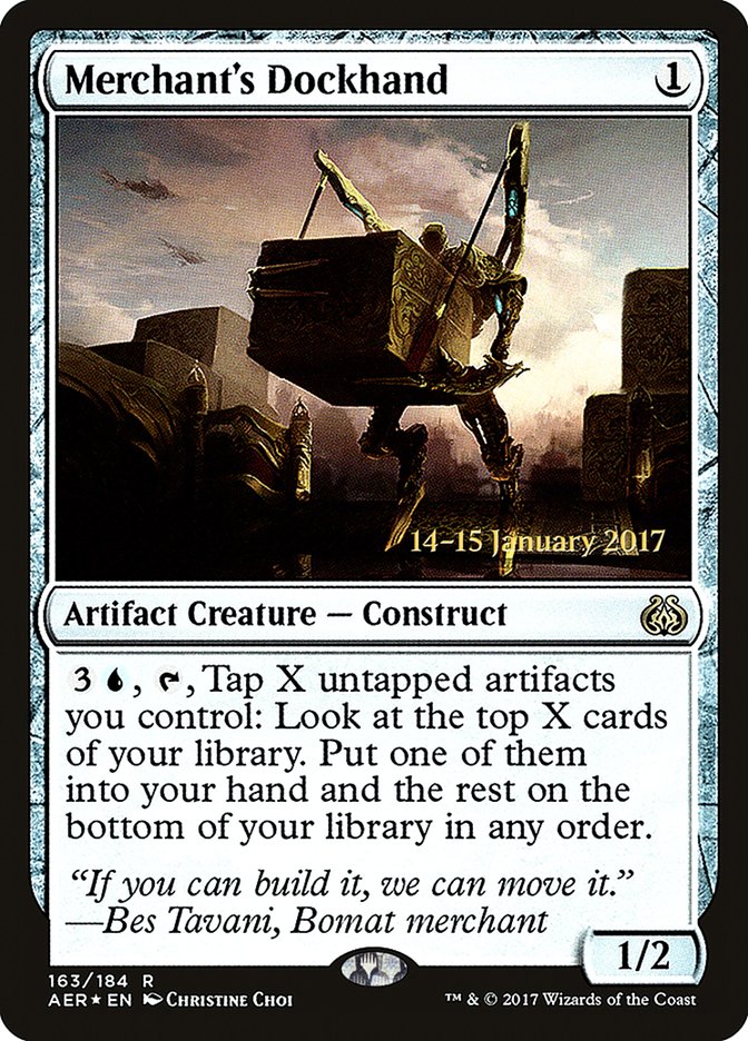 Merchant's Dockhand [Aether Revolt Prerelease Promos] | GrognardGamesBatavia