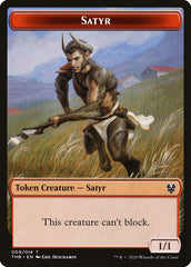 Goat // Satyr Double-Sided Token [Theros Beyond Death Tokens] | GrognardGamesBatavia