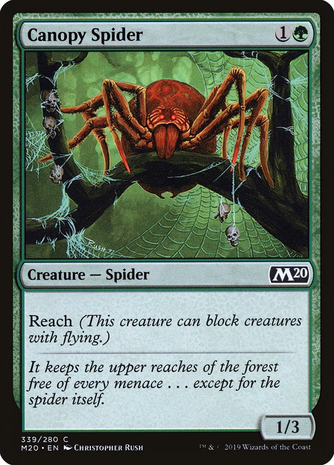 Canopy Spider [Core Set 2020] | GrognardGamesBatavia