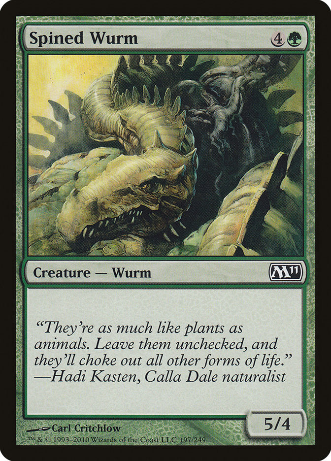 Spined Wurm [Magic 2011] | GrognardGamesBatavia