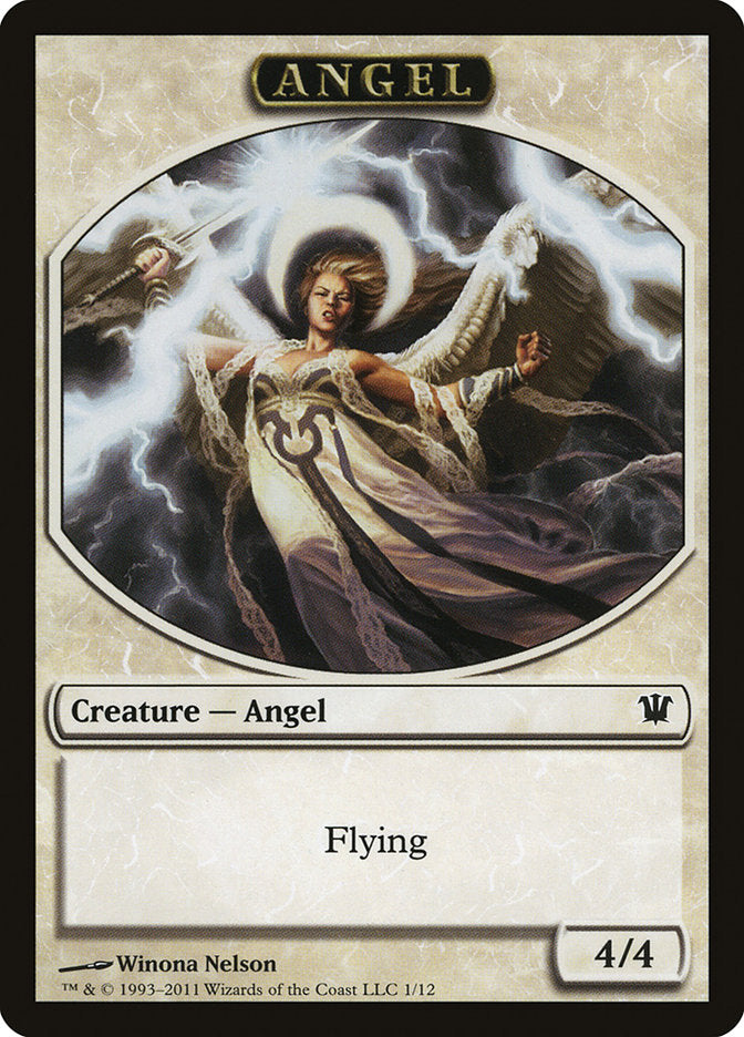 Angel Token [Innistrad Tokens] | GrognardGamesBatavia