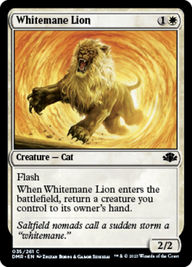 Whitemane Lion [Dominaria Remastered] | GrognardGamesBatavia