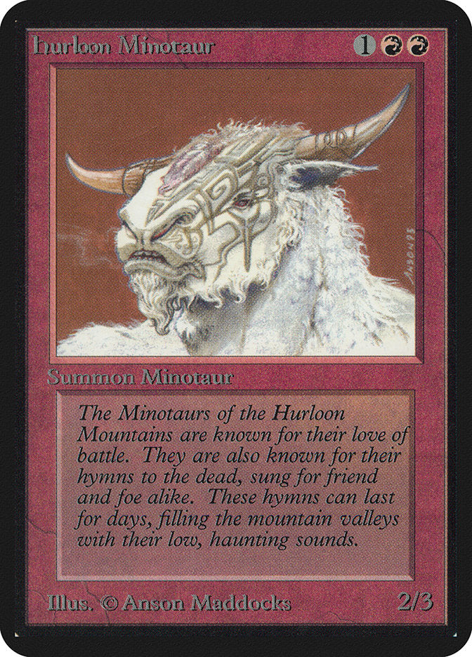 Hurloon Minotaur [Alpha Edition] | GrognardGamesBatavia