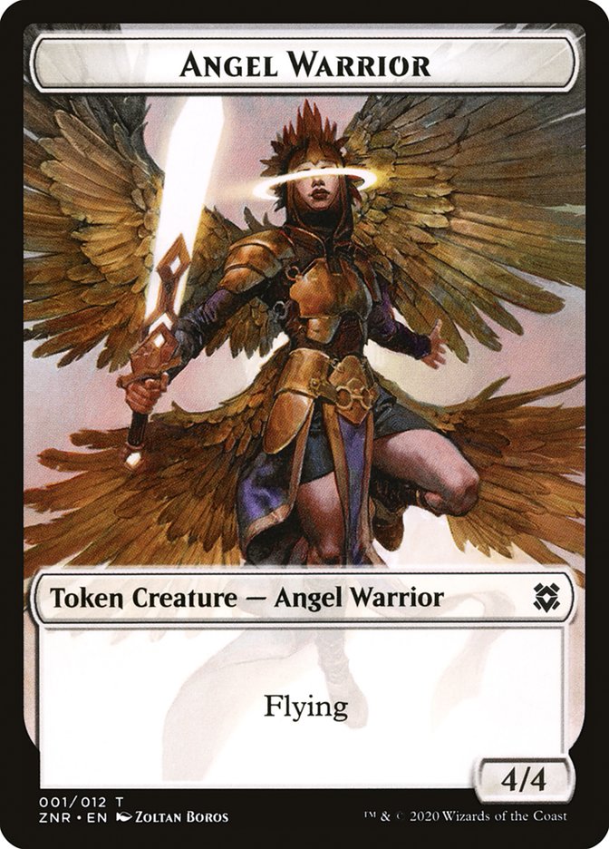 Angel Warrior Token [Zendikar Rising Tokens] | GrognardGamesBatavia