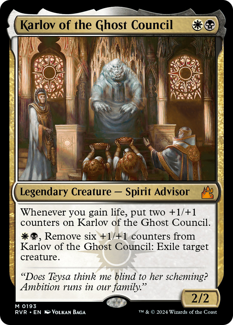 Karlov of the Ghost Council [Ravnica Remastered] | GrognardGamesBatavia