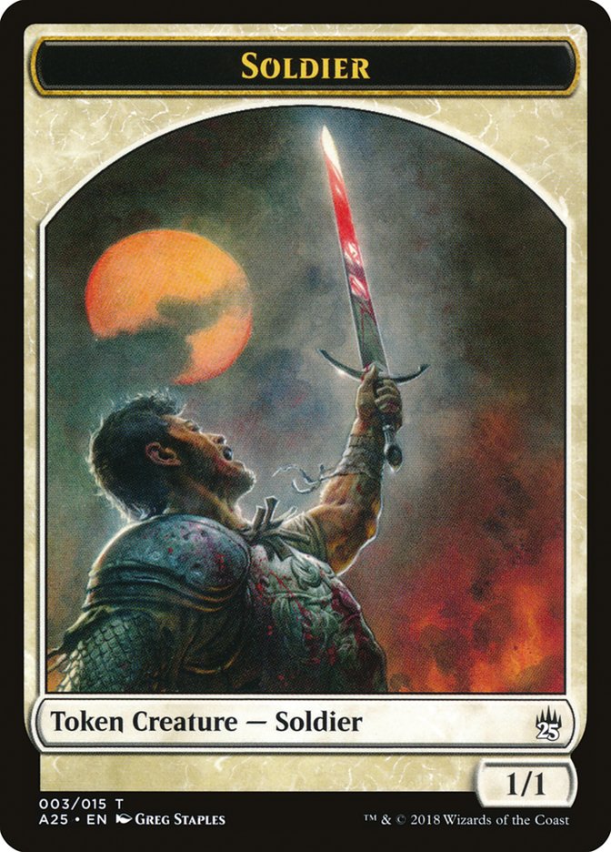 Soldier Token [Masters 25 Tokens] | GrognardGamesBatavia