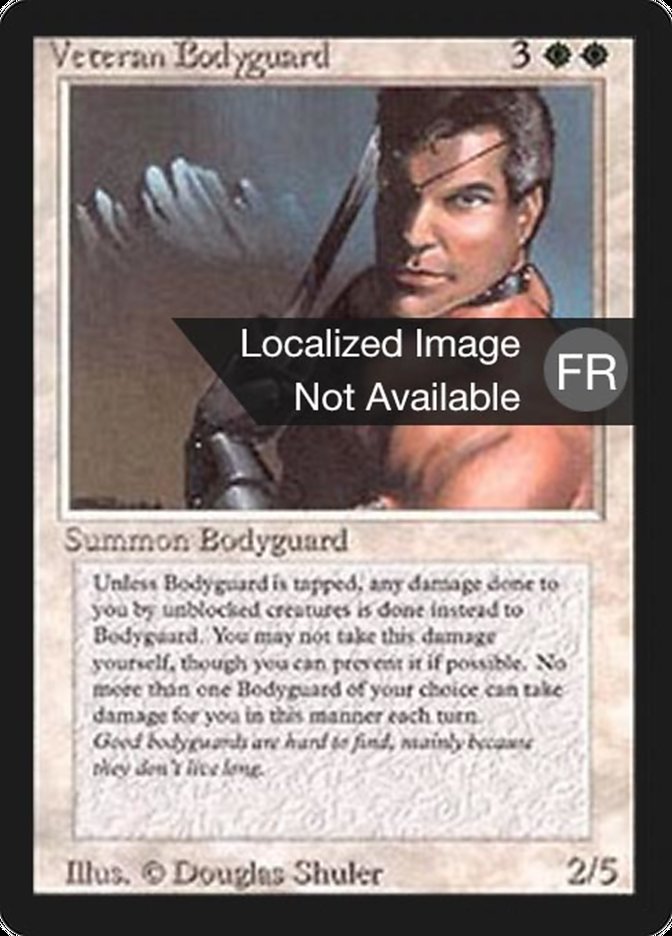 Veteran Bodyguard [Foreign Black Border] | GrognardGamesBatavia