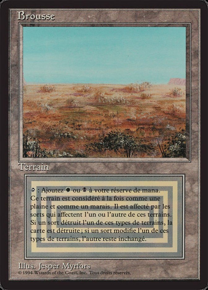 Scrubland [Foreign Black Border] | GrognardGamesBatavia