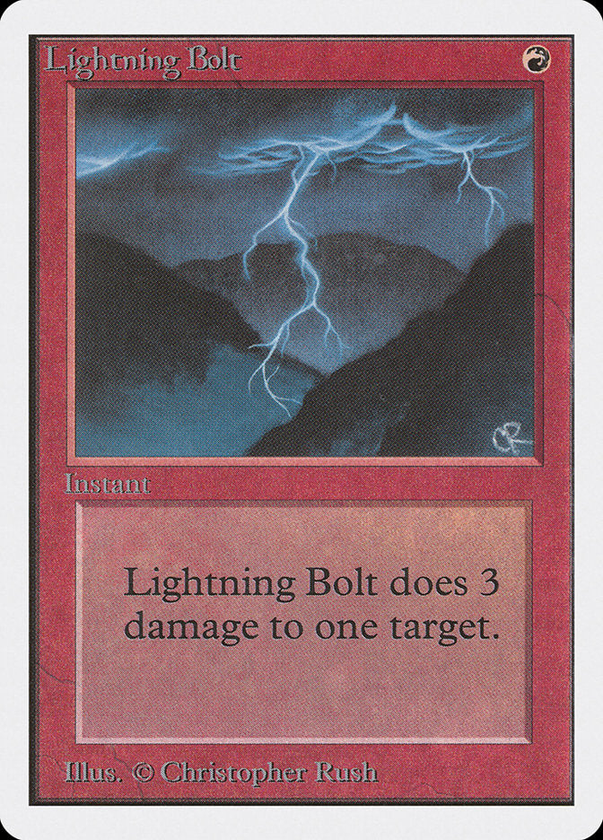 Lightning Bolt [Unlimited Edition] | GrognardGamesBatavia