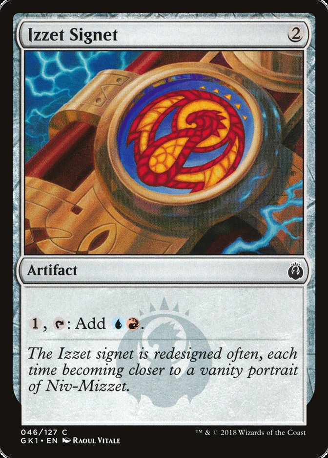 Izzet Signet [Guilds of Ravnica Guild Kit] | GrognardGamesBatavia