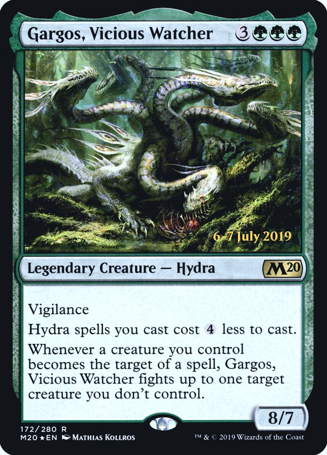 Gargos, Vicious Watcher [Core Set 2020 Prerelease Promos] | GrognardGamesBatavia