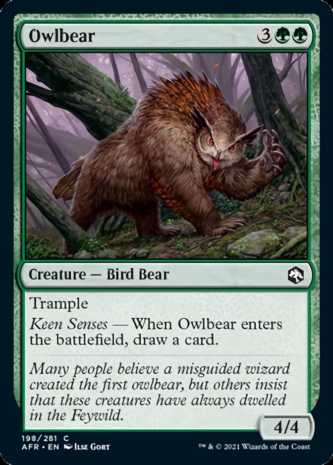 Owlbear [Dungeons & Dragons: Adventures in the Forgotten Realms] | GrognardGamesBatavia