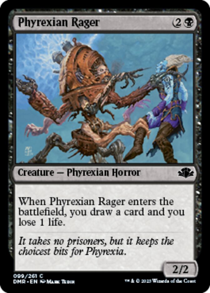 Phyrexian Rager [Dominaria Remastered] | GrognardGamesBatavia