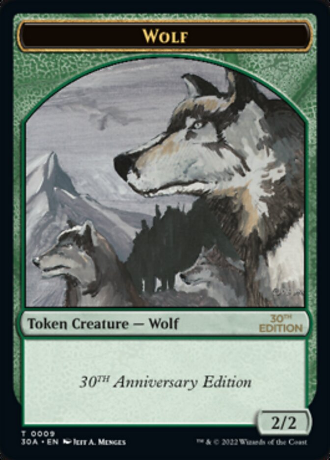 Wolf Token [30th Anniversary Tokens] | GrognardGamesBatavia