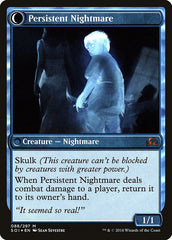 Startled Awake // Persistent Nightmare [Shadows over Innistrad Prerelease Promos] | GrognardGamesBatavia