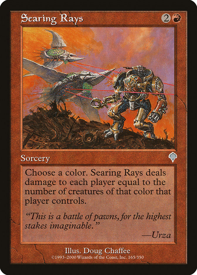 Searing Rays [Invasion] | GrognardGamesBatavia