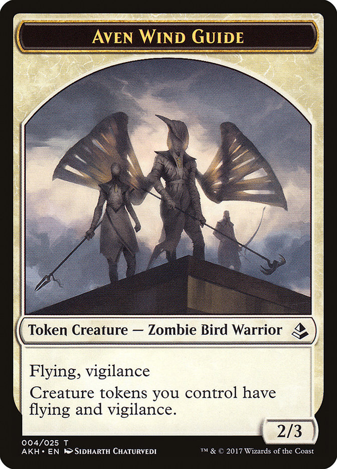 Aven Wind Guide Token [Amonkhet Tokens] | GrognardGamesBatavia