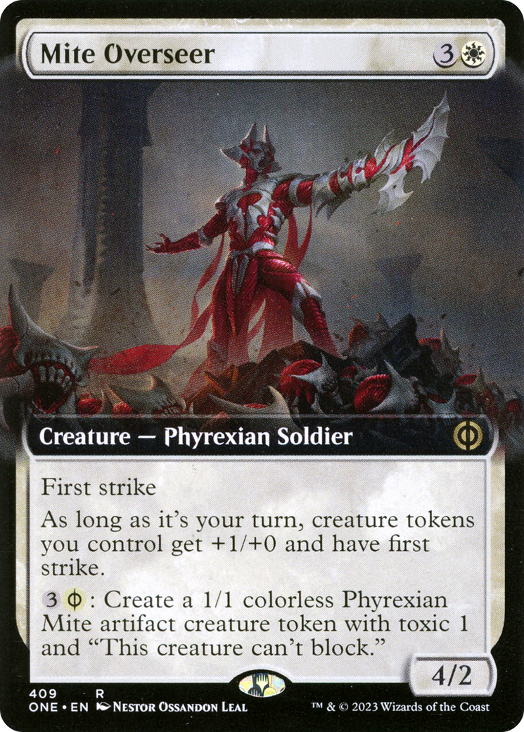 Mite Overseer (Extended Art) [Phyrexia: All Will Be One] | GrognardGamesBatavia