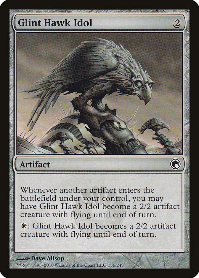 Glint Hawk Idol [Scars of Mirrodin] | GrognardGamesBatavia