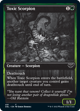 Toxic Scorpion [Innistrad: Double Feature] | GrognardGamesBatavia