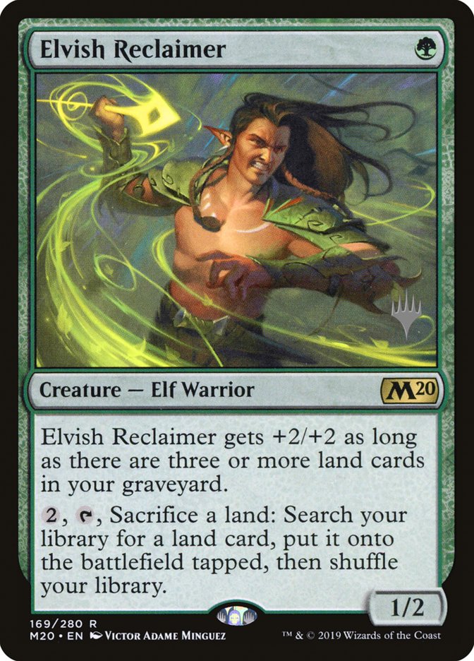 Elvish Reclaimer (Promo Pack) [Core Set 2020 Promos] | GrognardGamesBatavia