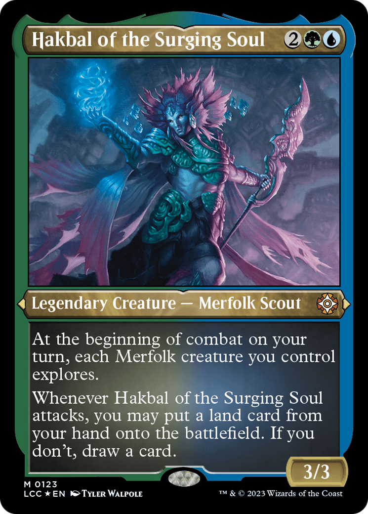 Hakbal of the Surging Soul (Display Commander) [The Lost Caverns of Ixalan Commander] | GrognardGamesBatavia