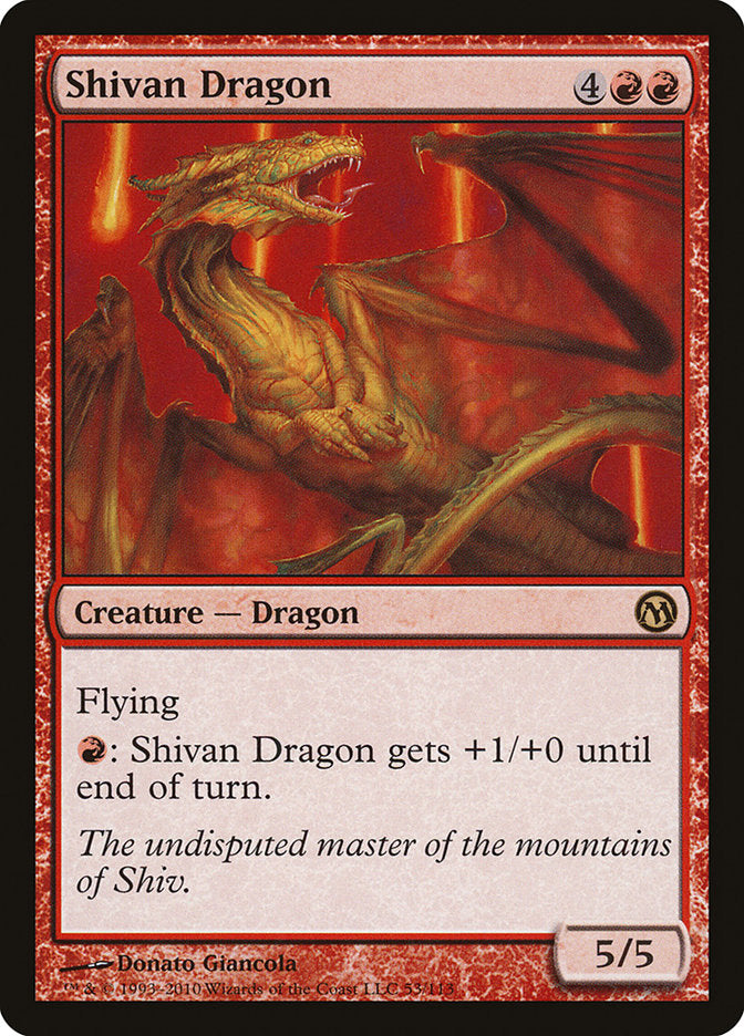 Shivan Dragon [Duels of the Planeswalkers] | GrognardGamesBatavia