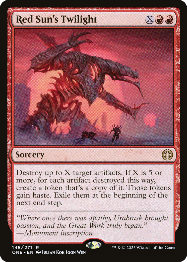 Red Sun's Twilight [Phyrexia: All Will Be One] | GrognardGamesBatavia