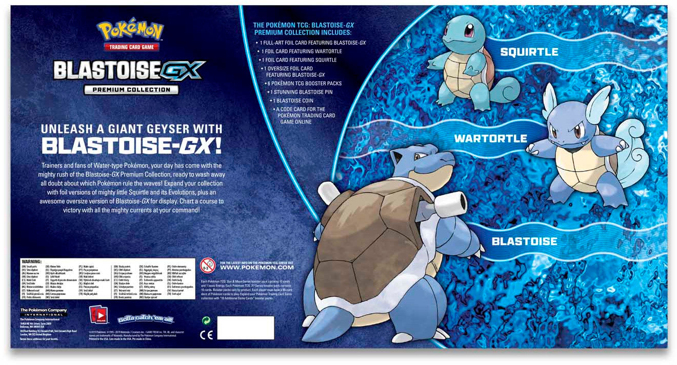 Blastoise GX Premium Collection | GrognardGamesBatavia