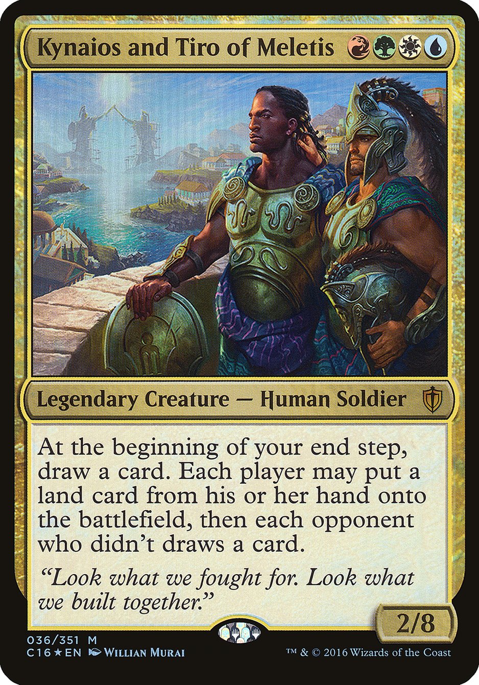 Kynaios and Tiro of Meletis (Oversized) [Commander 2016 Oversized] | GrognardGamesBatavia