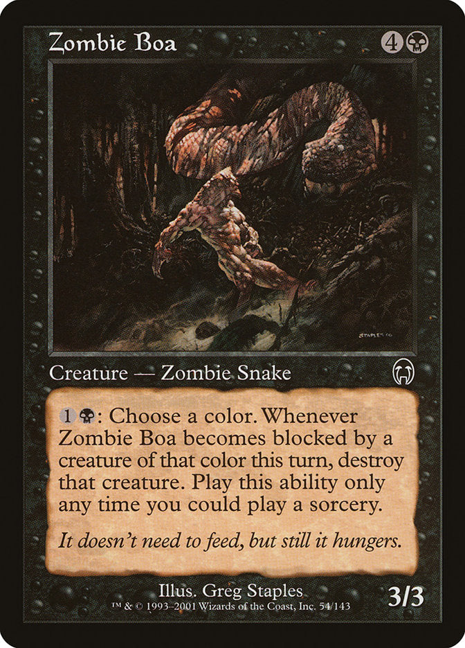 Zombie Boa [Apocalypse] | GrognardGamesBatavia