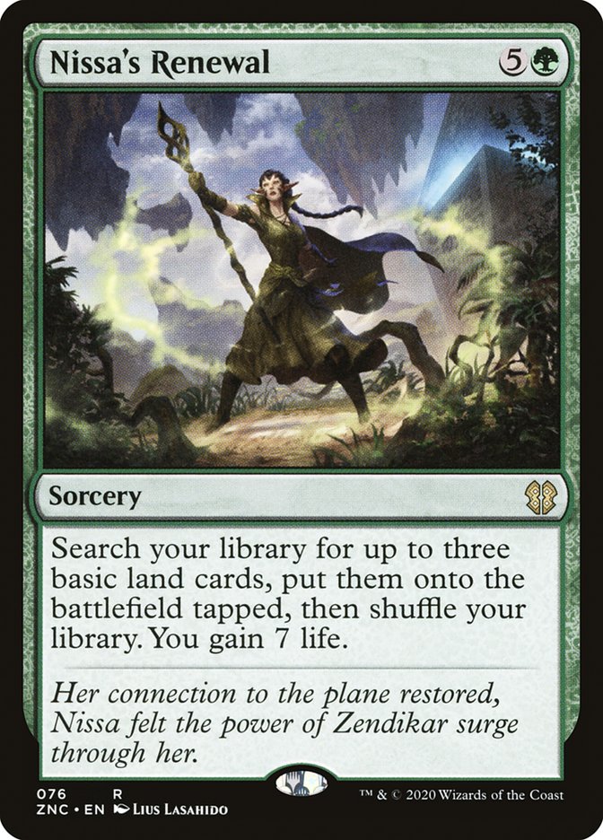 Nissa's Renewal [Zendikar Rising Commander] | GrognardGamesBatavia