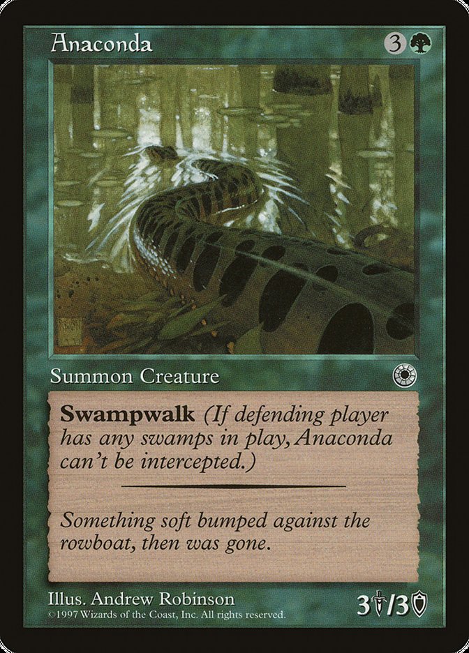 Anaconda (With Flavor Text) [Portal] | GrognardGamesBatavia