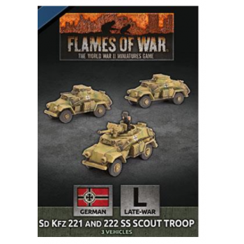 Sd Kfz 221 and 222 SS Scout Troop | GrognardGamesBatavia